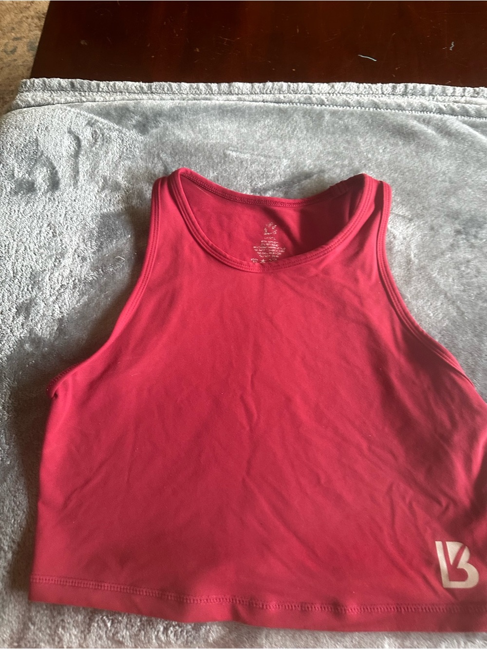 BuffBunny Hot Pink Cropped Athletic Tank